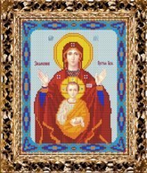 Набор для вышивания бисером СВБ-373 "Икона Пресвятой Богородицы Знамение"